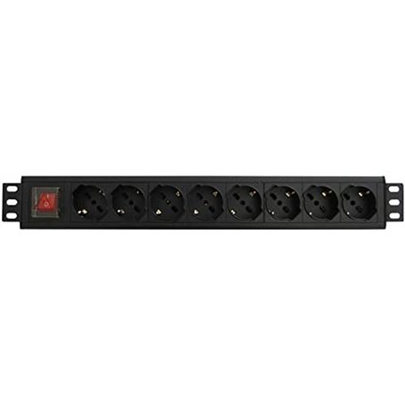 Rallonge 8 Tomas Schuko WP WPN-PDU-G01-08 Noir