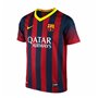 Maillot de Football à Manches Courtes pour Enfants Qatar Nike FC. Barcelona 2014 Rouge