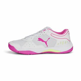 Chaussures de Padel pour Adultes Puma Solarsmash RCT Blanc Rose