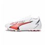 Chaussures de Football pour Adultes Puma Ultra Match MG Blanc