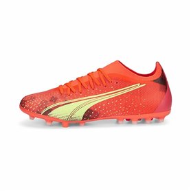 Chaussures de Football pour Adultes Puma Ultra Match MG Orange