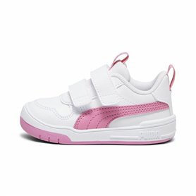 Chaussures de Sport pour Enfants Puma Multiflex Sl V Blanc Rose