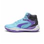 Chaussures de Basket-Ball pour Adultes Puma Playmaker Pro Mid Bleu clair