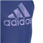 Maillot de Bain Fille Adidas Big Logo Bleu