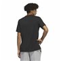 T-shirt à manches courtes homme Adidas Logo Noir (L)