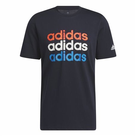 T-shirt à manches courtes homme Adidas Multi Linear Sportswear Graphic (L)