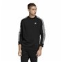 Sweat sans capuche homme Adidas 3 Stripes Noir