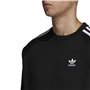 Sweat sans capuche homme Adidas 3 Stripes Noir