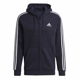 Sweat à capuche homme Adidas 3 Stripes Bleu foncé