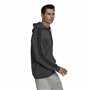 Sweat à capuche homme Adidas 3 Stripes Gris clair