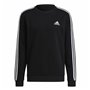 Sweat sans capuche homme Adidas 3 Stripes Noir