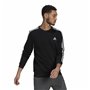 Sweat sans capuche homme Adidas 3 Stripes Noir