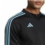 Sweat-shirt d'Entraînement pour Adultes Adidas Tiro 23 Noir (XS)