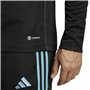 Sweat-shirt d'Entraînement pour Adultes Adidas Tiro 23 Noir (XS)