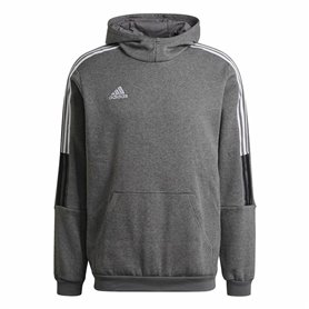 Sweat-shirt d'Entraînement pour Adultes Adidas Tiro 21 Gris clair (L)