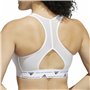 Soutien-gorge de Sport Adidas Pwr Ms Pd Blanc