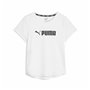 T-shirt à manches courtes femme Puma Fit Logo Ultra Blanc (M)