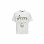 T-shirt à manches courtes homme Only & Sons Mickey Rlx Cloud Dancer Blanc