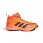 Chaussures de Basket-Ball pour Enfants Adidas Cross Em Up 5 K Wide Orange