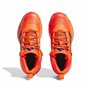 Chaussures de Basket-Ball pour Enfants Adidas Cross Em Up 5 K Wide Orange