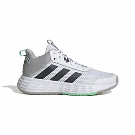 Chaussures de Basket-Ball pour Adultes Adidas Ownthegame 2.0 Blanc Gris clair