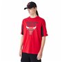 T-shirt à manches courtes homme New Era NBA MESH PANEL OS TEE CHIBU 60435481  Rouge (L)