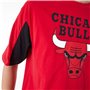 T-shirt à manches courtes homme New Era NBA MESH PANEL OS TEE CHIBU 60435481  Rouge (L)