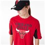 T-shirt à manches courtes homme New Era NBA MESH PANEL OS TEE CHIBU 60435481  Rouge (L)