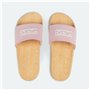 Tongs pour Femmes Munich Flat Slider Wood Effect