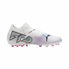 Chaussures de Football Multi-crampons pour Adultes Puma Future 7 Pro MG Blanc Noir