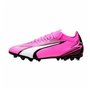 Chaussures de Football Multi-crampons pour Adultes Puma Ultra Match MG Blanc