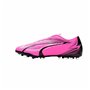 Chaussures de Football Multi-crampons pour Adultes Puma Ultra Play MG Blanc Rose foncé