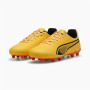 Chaussures de foot pour Enfants Puma King Matc FG/AG Jaune Orange