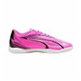 Chaussures de Futsal pour Adultes Puma Ultra Play Blanc Rose foncé Unisexe