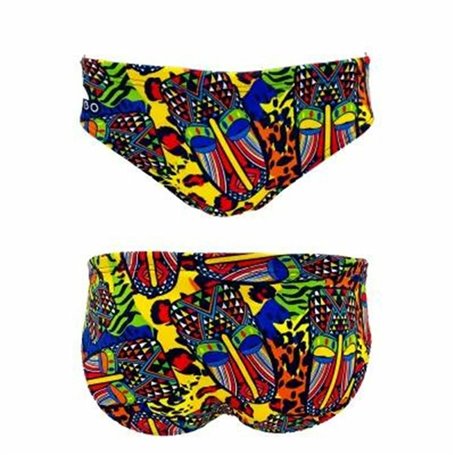 Slip pour homme Turbo Africa Skin Jaune Multicouleur