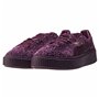 Chaussures de sport pour femme Puma Suede Platform Eletal  Pourpre