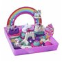 Kinetic Sand SABLE MAGIQUE - ROYAUME DES LICORNES 907 G + 8 MOULES - Créez Différentes Formes Hypnotisantes avec Ce Sable Magiqu