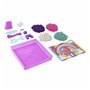Kinetic Sand SABLE MAGIQUE - ROYAUME DES LICORNES 907 G + 8 MOULES - Créez Différentes Formes Hypnotisantes avec Ce Sabl