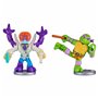 Figurines de combat Teenage Mutant Ninja Turtles Legends of Akedo: Donatello vs Baxter Stockman