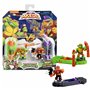 Figurines de combat Teenage Mutant Ninja Turtles Legends of Akedo: Michelangelo vs Evil Bepop