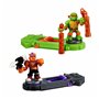 Figurines de combat Teenage Mutant Ninja Turtles Legends of Akedo: Michelangelo vs Evil Bepop