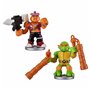 Figurines de combat Teenage Mutant Ninja Turtles Legends of Akedo: Michelangelo vs Evil Bepop