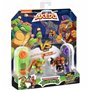 Figurines de combat Teenage Mutant Ninja Turtles Legends of Akedo: Michelangelo vs Evil Bepop