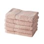 Ensemble de serviettes de toilette TODAY 100 % coton 70 x 130 cm Rose (5 Unités)