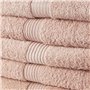 Ensemble de serviettes de toilette TODAY 100 % coton 70 x 130 cm Rose (5 Unités)