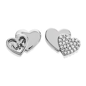 Boucles d´oreilles Femme Michael Kors HEART Laiton