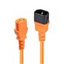 Lindy 30475 câble électrique Orange 2 m Coupleur C13 Coupleur C14