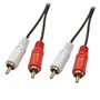 Lindy 35666 câble audio 20 m 2 x RCA Noir