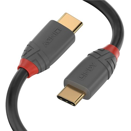 Lindy 36873 câble USB 3 m USB 2.0 USB C Noir