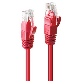 Lindy 48031 câble de réseau Rouge 0